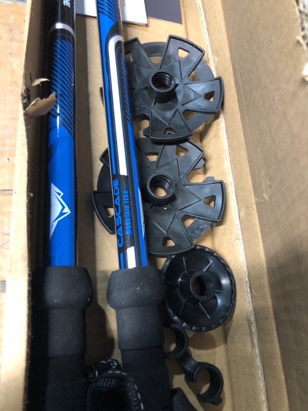 Photo 1 of *MISSING PARTS*
Cascade Mountain Tech Lightweight Aircraft-Grade Aluminum Trekking Poles