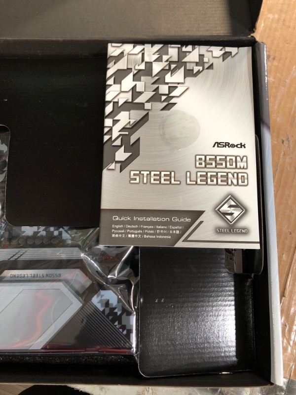 Photo 2 of ASRock B550M Steel Legend Supports 3rd Gen AMD AM4 Ryzen™ 