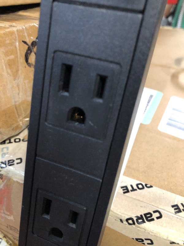 Photo 2 of Amazon Basics Heavy Duty Metal Surge Protector Power Strip