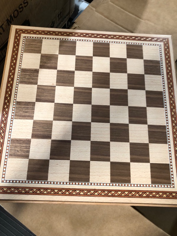 Photo 6 of AMEROUS 15 Inches Magnetic Wooden Chess Set 