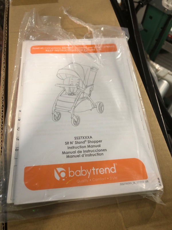 Photo 2 of Baby Trend Sit N Stand 5 in 1 Shopper Stroller **LOOKS BRAND NEW**