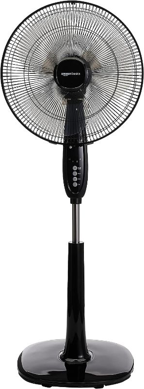 Photo 1 of  16-Inch, Black Pedestal Fan **POWERS ON**