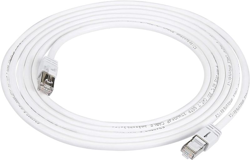 Photo 1 of Amazon Basics RJ45 Cat 7 Ethernet Patch Cable ***PACK OF 2*** *STOCK IMAGE REF ONLY*