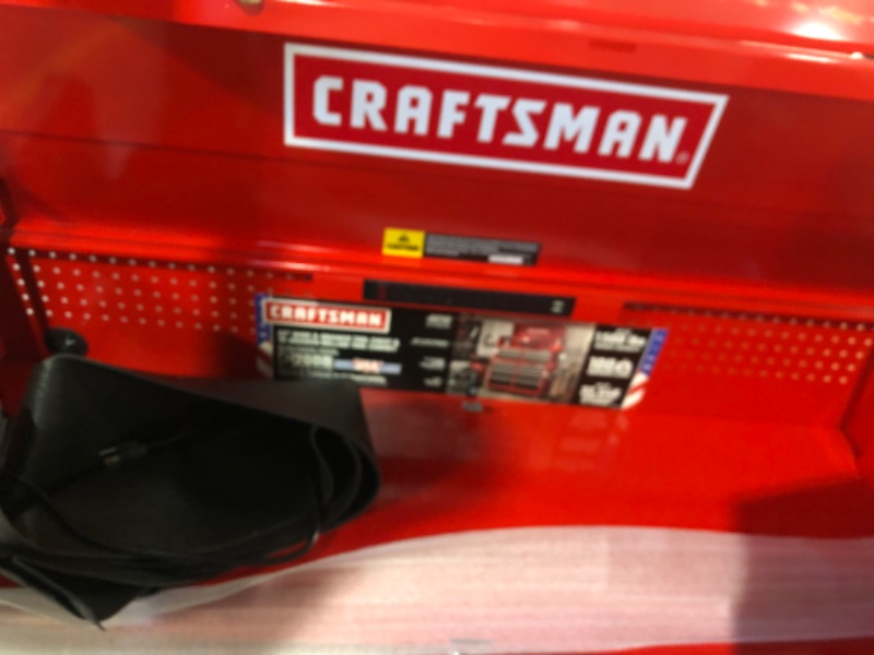 Photo 4 of CRAFTSMAN Tool Chest, 52" Width, 8-Drawer Tool Cabinet with Magnetic Light and Dividers, Red (CMST35282RB) New (Red)