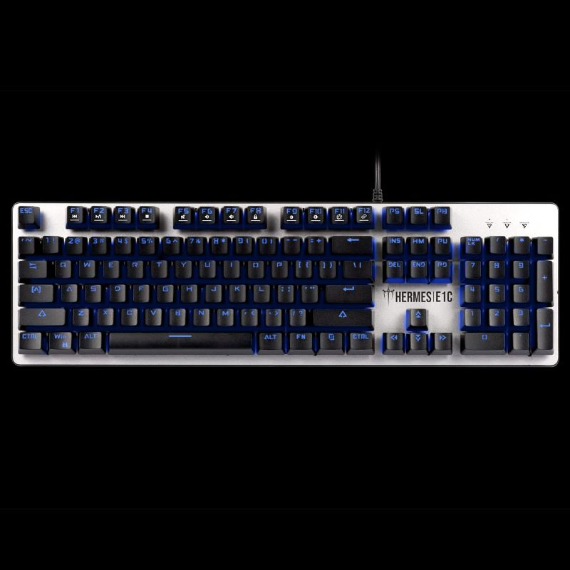 Photo 1 of GAMDIAS Hermes E1C Multi-Color Mechanical Keyboard **POWERS ON/OPERATES**