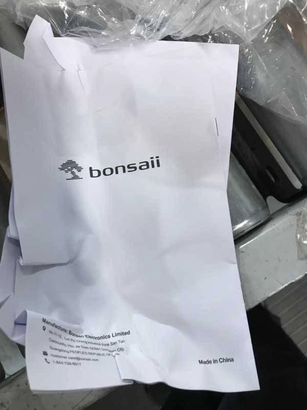 Photo 3 of Bonsaii Paper Shredder for Home Office, 12-Sheet Crosscut Shredder **POWERS ON**