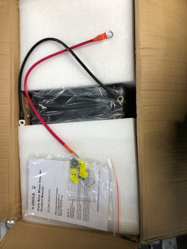 Photo 1 of WZRELB 5000W 48V 120V Pure Sine Wave Power Inverter with 2 AC Outlets