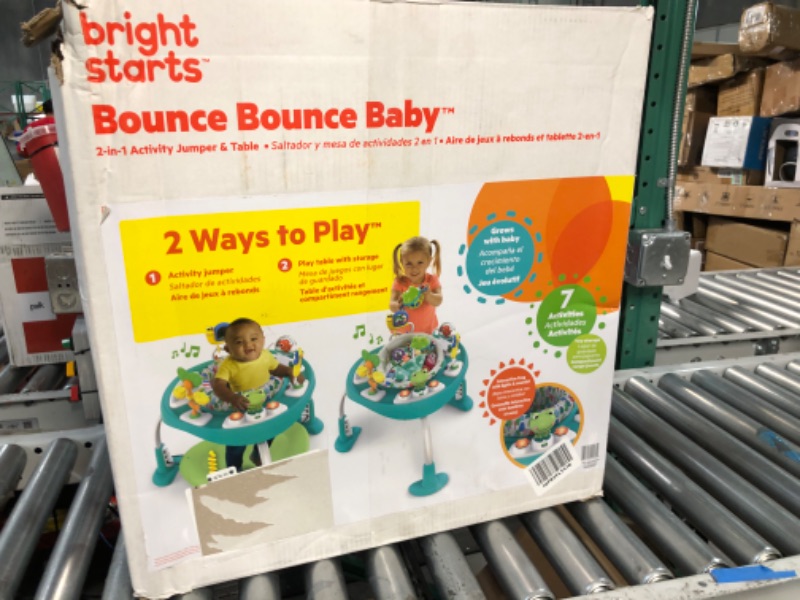 Photo 2 of Bright Starts Bounce Bounce Baby 2-in-1 Activity Center Jumper & Table - **LOOKS NEW**