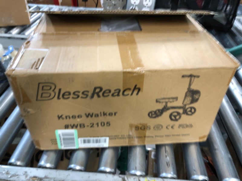 Photo 4 of BlessReach Steerable Knee Walker Deluxe Medical Scooter ***LOOKS BRAND NEW***