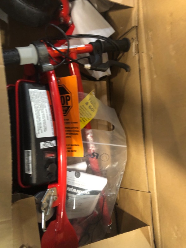 Photo 2 of [FOR PARTS, READ NOTES]
Razor E100 Electric Scooter (Red)