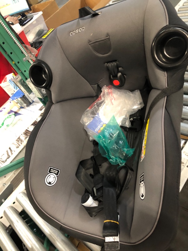 Photo 2 of Cosco Onlook 2-in-1 Convertible Car Seat, Rear-Facing 5-40 pounds and Forward-Facing 22-40 pounds and up to 43 inches, Black Arrows