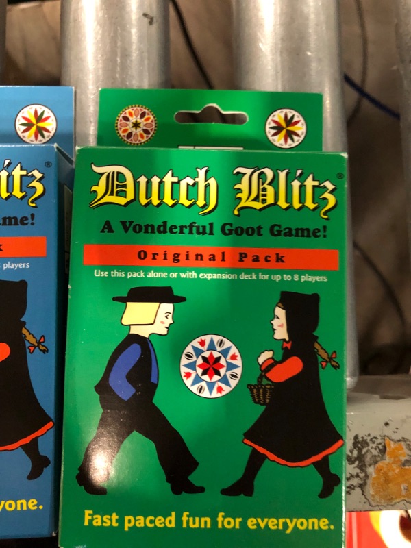 Photo 4 of Dutch Blitz: Original and Expansion Combo Pack, Fast Paced Card Game, Fun for Everyone, Great Family Game, Combine Packs to Play with up to 8 Players, for Ages 8 and Up Premium pack