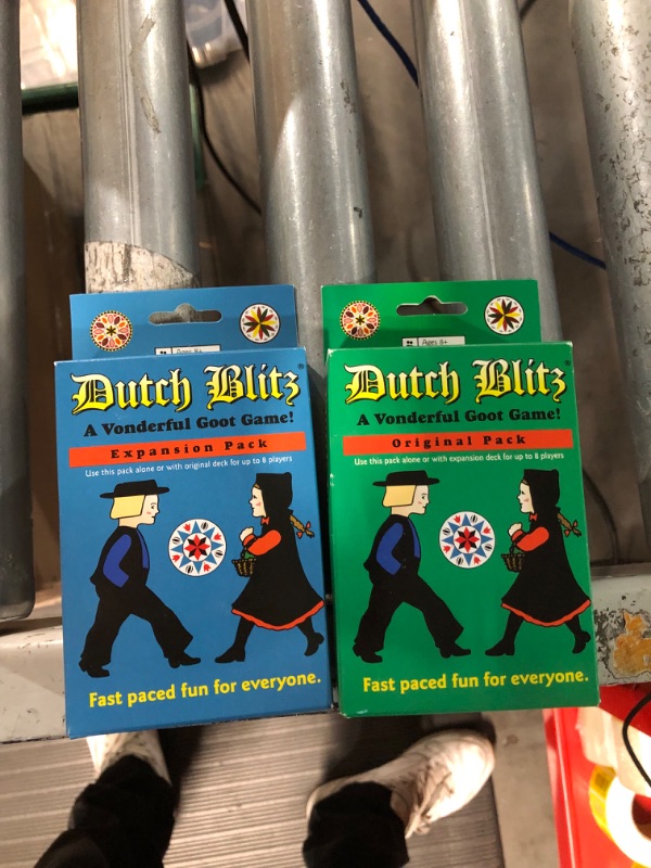 Photo 2 of Dutch Blitz: Original and Expansion Combo Pack, Fast Paced Card Game, Fun for Everyone, Great Family Game, Combine Packs to Play with up to 8 Players, for Ages 8 and Up Premium pack