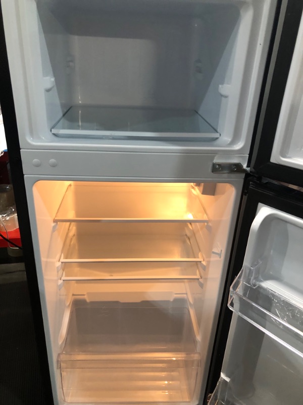 Photo 7 of **MISSING TOP TRIM PIECE, SEE PHOTOS** Hisense Mini Fridge with Freezer