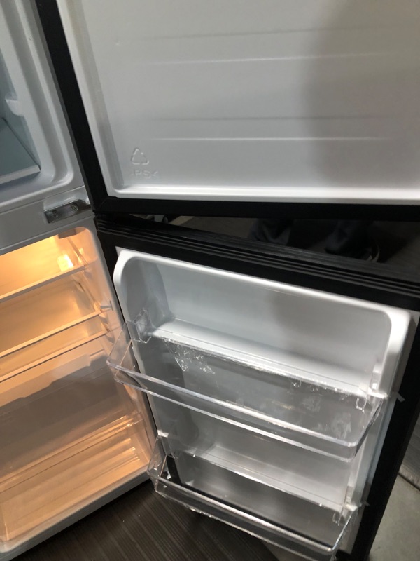 Photo 6 of **MISSING TOP TRIM PIECE, SEE PHOTOS** Hisense Mini Fridge with Freezer