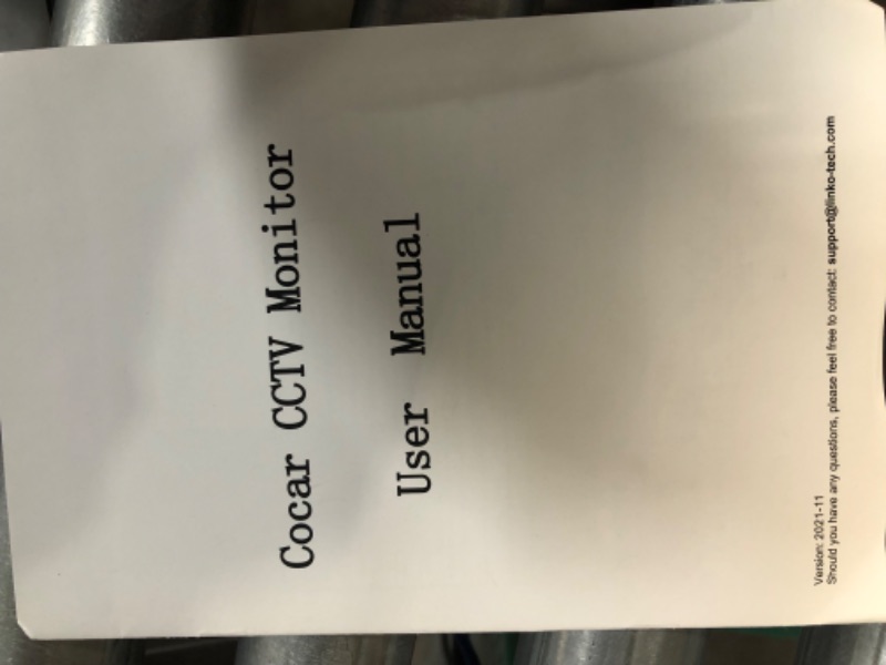 Photo 7 of **NO POWER ADAPTER/UNABLE TO TEST** 21.5" CCTV Monitor, 16:9 Cocar BNC Monitor 1920x1080 Composite Component YPbPr/BNC/VGA/HDMI/Audio in Out, VESA Wall Mounting TFT LCD Display for Home Security Systems Surveillance Camera STB DVR NVR