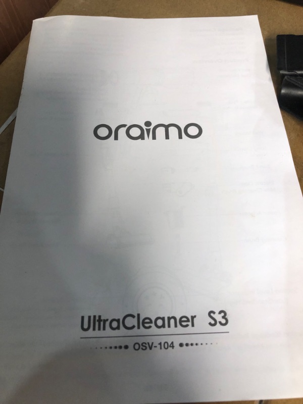 Photo 5 of **MISSING CHARGER** Oraimo Cordless Vacuum Cleaner, 27Kpa Suction Stick Vacuum, 45 mins Runtime, 380W Brushless Motor, LED Touch Display, 6 in 1 Lightweight Handheld Vacuum 