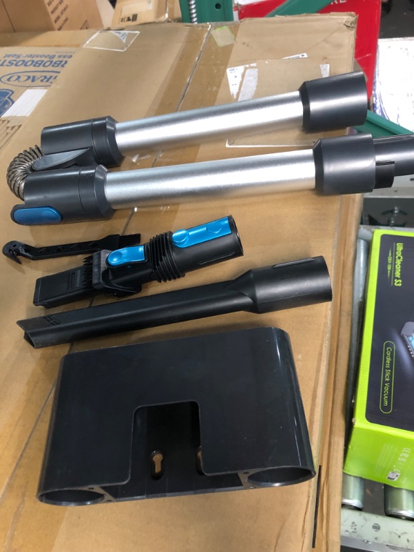 Photo 4 of **MISSING CHARGER** Oraimo Cordless Vacuum Cleaner, 27Kpa Suction Stick Vacuum, 45 mins Runtime, 380W Brushless Motor, LED Touch Display, 6 in 1 Lightweight Handheld Vacuum 