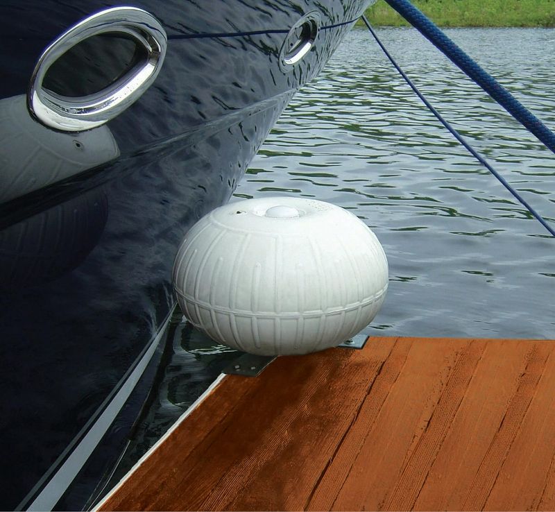 Photo 1 of **SMALL AIR LEAK HEARD WHEN SQUEEZED** Taylor Made Products Dock Pro Inflatable Dock Boat Wheels, Straight or Corner Mount 18 inch diameter Corner Mount