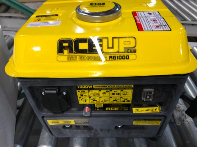 Photo 2 of DOES NOT CHARGE PARTS ONLY******
Aceup Energy 1,000W Gas-Powered Generator, Portable Generator Camping Ultralight, EPA & CARB Compliant 1000w Generator