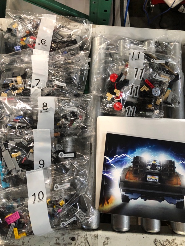 Photo 5 of **UNKNOWN IF MISSING PARTS** LEGO Icons Back to The Future Time Machine 10300, Model Car Building Kit Based on The Delorean from The Iconic Movie