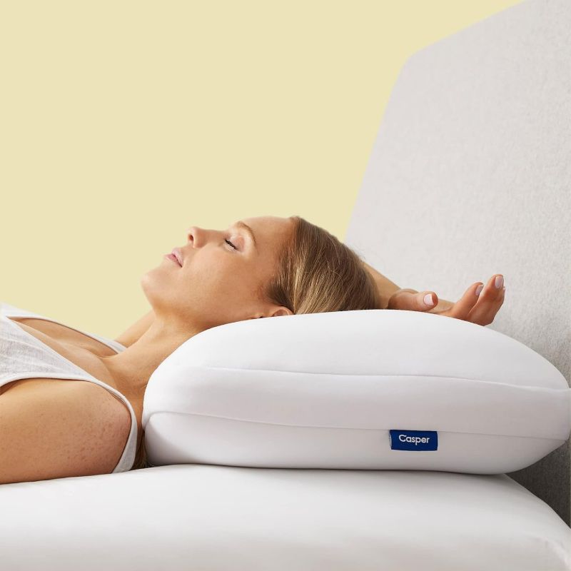 Photo 1 of * used item *
Casper Hybrid Pillow for Sleeping, Standard, White Standard Hybrid Pillow Single Pack