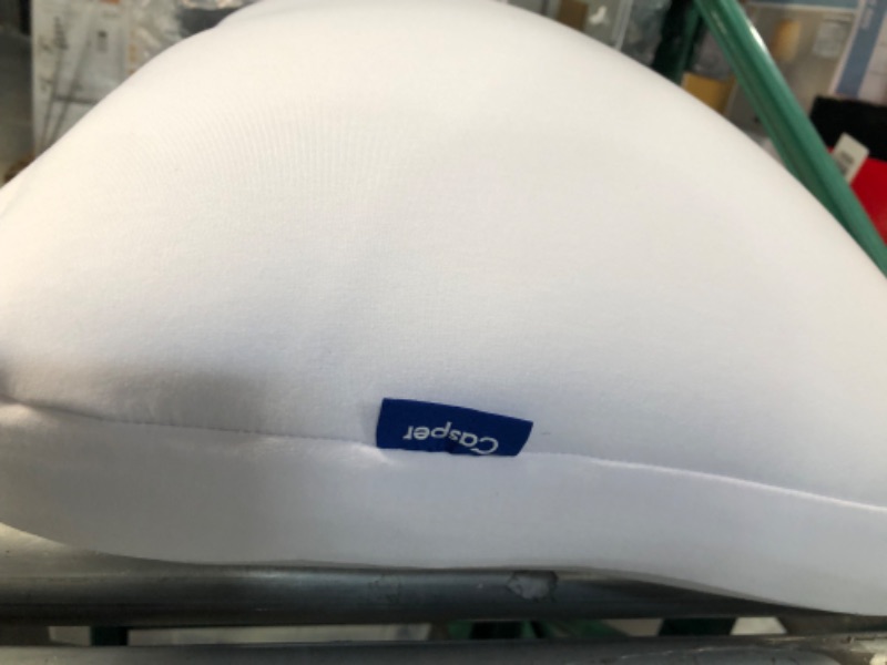 Photo 2 of * used item *
Casper Hybrid Pillow for Sleeping, Standard, White Standard Hybrid Pillow Single Pack