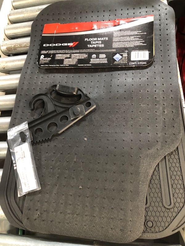 Photo 3 of **USED BUT APPEARS NEW** Plasticolor Elite 'Dodge' Automotive Floor Mat Set, (001468R01), Black