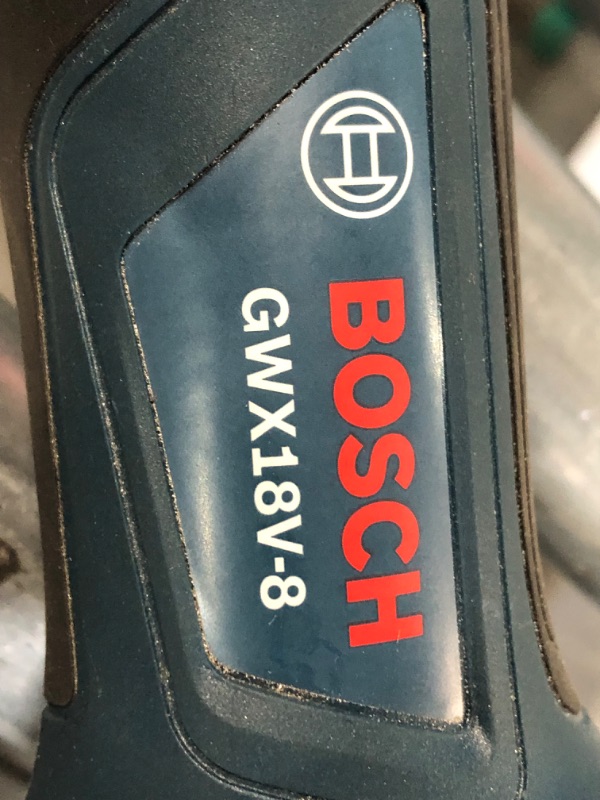 Photo 5 of **MISSING HANDLE, TOOL ONLY** BOSCH GWX18V-8N 18V X-LOCK Brushless 4-1/2 In. Angle Grinder with Slide Switch (Bare Tool),Blue