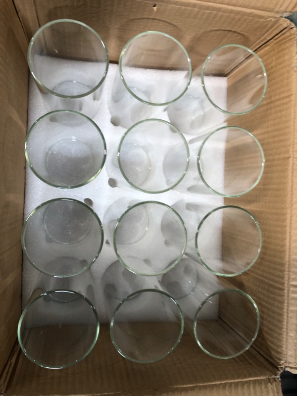 Photo 4 of **USED BUT APPEARS NEW** 12 Pack Glass Clear Cylinder Vases Tall Floating Candle Holders Centerpiece Table Vases for Home Wedding Decorations Formal Dinners (8 x 3.35 Inch)