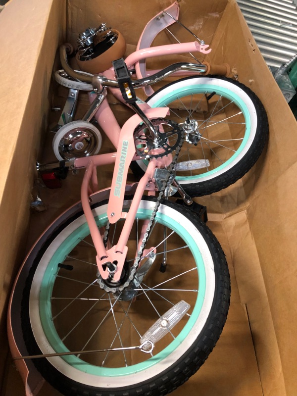 Photo 4 of **TOY & BABY** 16" Kids Bike with training Wheels - Pink