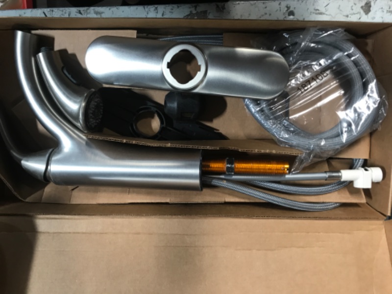 Photo 1 of **PARTS ONLY** **USED**Moen Camerist Spot Resist Stainless One-Handle Pullout Kitchen Faucet 