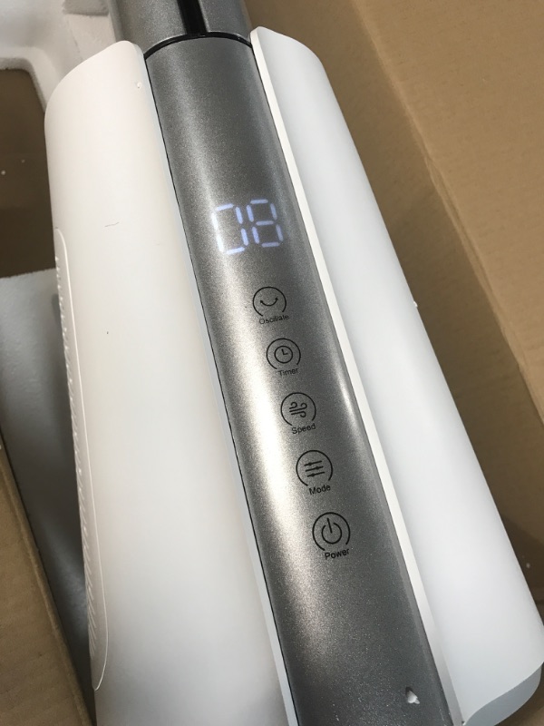 Photo 1 of **PARTS ONLY** Gimify 40" Bladeless Tower Fan with Remote Control, Quiet 120°