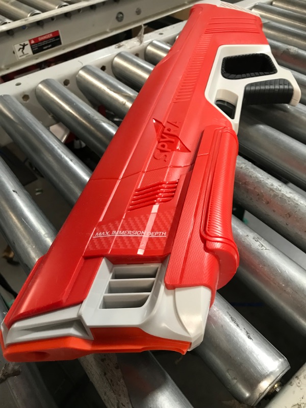 Photo 1 of **NO CHARGER/UNABLE TO TEST** SPYRA – SpyraTwo WaterBlaster Red – Automated & Precise High-End Premium Electric Water Gun