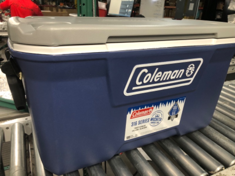 Photo 2 of ***HANDLE DAMAGED - SEE PICTURES***
Coleman 316 Series Insulated Portable Cooler with Heavy Duty Latches 70qt