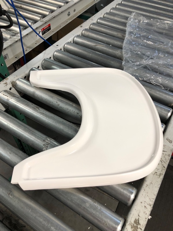 Photo 3 of Baby High Chair Tray Compatible with Stokke Tripp Trapp Chair, with Smooth Surface Provides Suction Plates with More Suction Power White