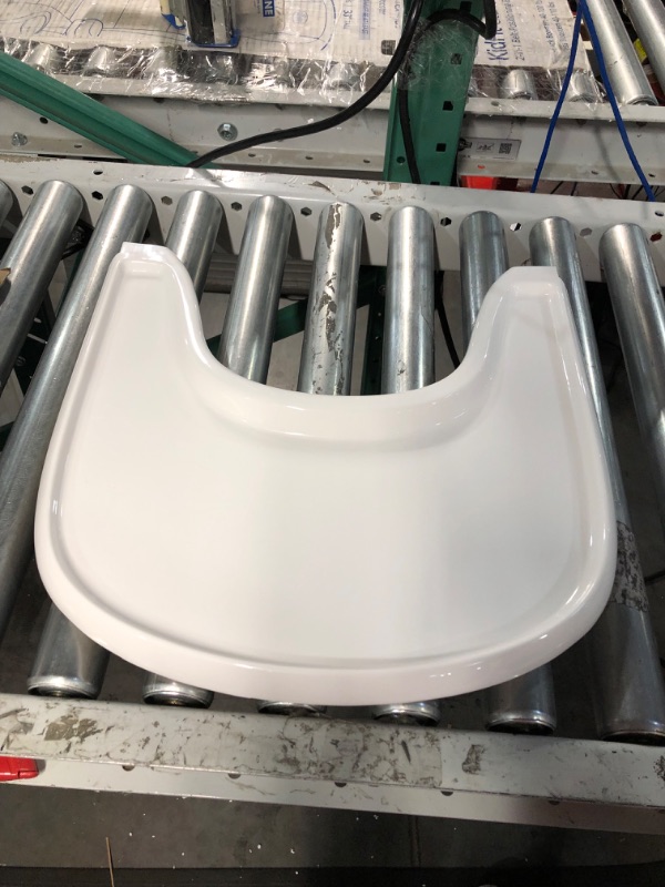 Photo 2 of Baby High Chair Tray Compatible with Stokke Tripp Trapp Chair, with Smooth Surface Provides Suction Plates with More Suction Power White