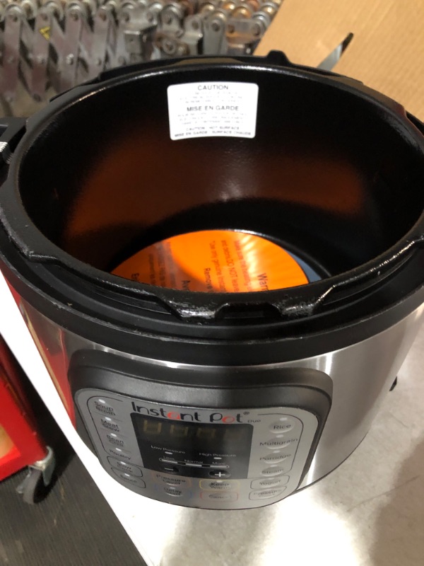 Photo 3 of * item used * good condition * see images * 
Instant Pot Duo 7-in-1 Electric Pressure Cooker, Slow Cooker, Rice Cooker, Steamer, Sauté, Yogurt Maker, Warmer & Sterilizer