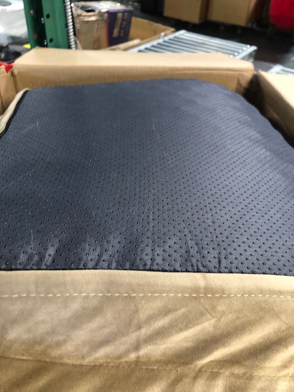 Photo 3 of (NEEDS VACUUMING) - ALSO STOCK PHOTO ONLY FOR SAMPLE- Bedsure Orthopedic Dog Bed for Extra Large Dogs - XL Washable Dog Sofa Bed Large, (42x32x7"?brown 