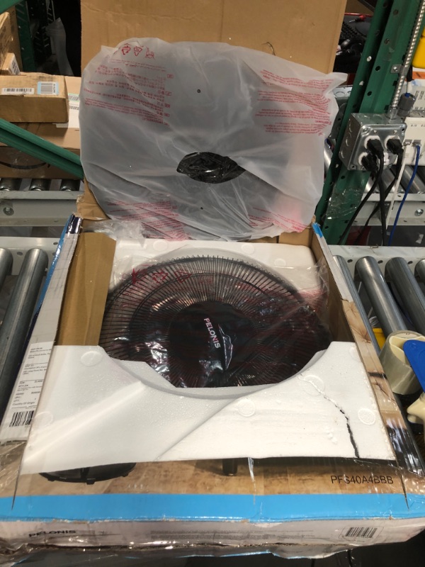 Photo 1 of **NON-FUNCTIONAL, PARTS ONLY** PELONIS 16'' Pedestal Remote Control, Oscillating Stand Up Fan 