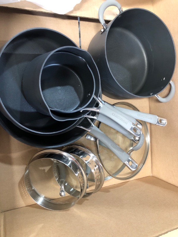 Photo 2 of  Hard Anodized Nonstick Cookware Pots and Pans Set, 10 Piece