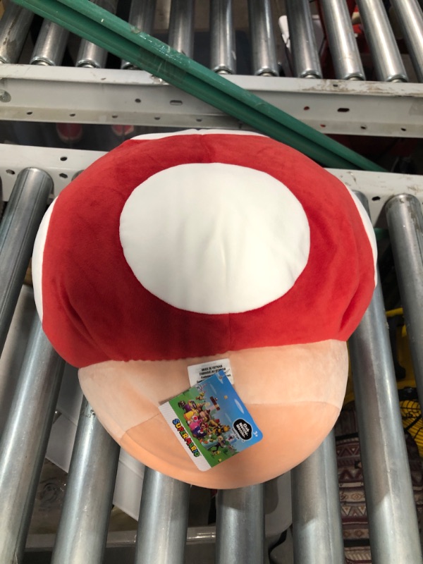 Photo 3 of Club Mocchi- Mocchi- Nintendo Super Mario Plush — Mushroom Plushie — Collectible Squishy Plushies — 15 Inch