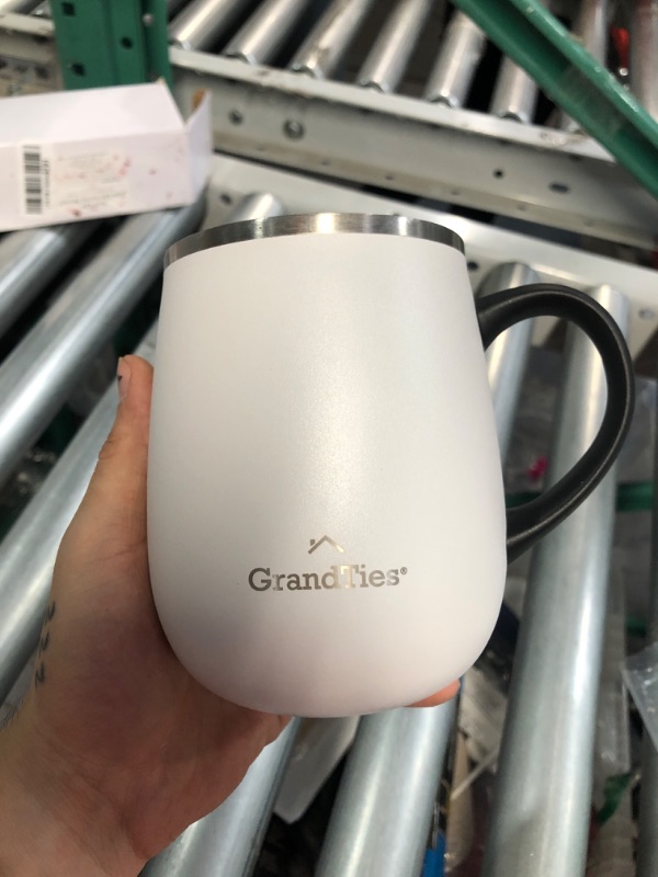 Photo 2 of ** MISSING LID** GRANDTIES Insulated Coffee Mug with Handle