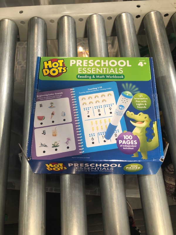 Photo 2 of Educational Insights Hot Dots Preschool Workbook