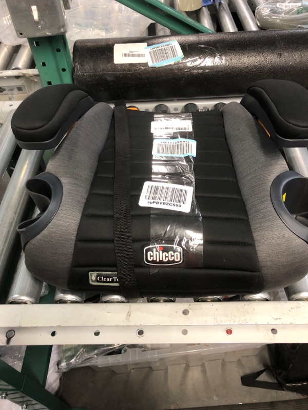 Photo 2 of Chicco GoFit ClearTex Backless Booster Car Seat - Shadow | Black Shadow GoFit with ClearTex No Chemicals