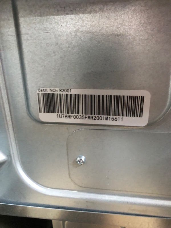 Photo 4 of **POWER LINES ARE CUT SAYS NON FUNCTIONAL**Whirlpool 30-in Smooth Surface 4 Elements 5.3-cu ft Freestanding Electric Range (Stainless Steel)
Item #1678247

Model #WFE320M0JS