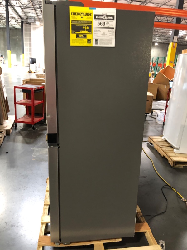 Photo 4 of **LEFT BOTTOM DOOR FOR FREEZER HAS HARD TIME OPENING ALSO WOULD BE BEST TO CLEAN BEFORE USE** 36-inch Wide Counter Depth 4 Door Refrigerator - 19.4 cu. ft.
MODEL NUMBER:WRQA59CNKZ
S/N:TMB1628102