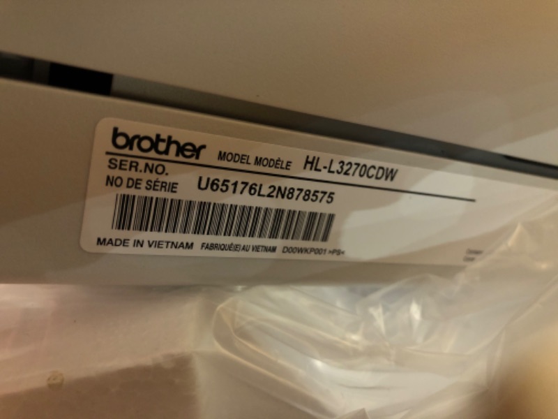 Photo 5 of DAMAGED - Brother RHL-L3270CDW Refurbished Compact Wireless Digital Color Printer