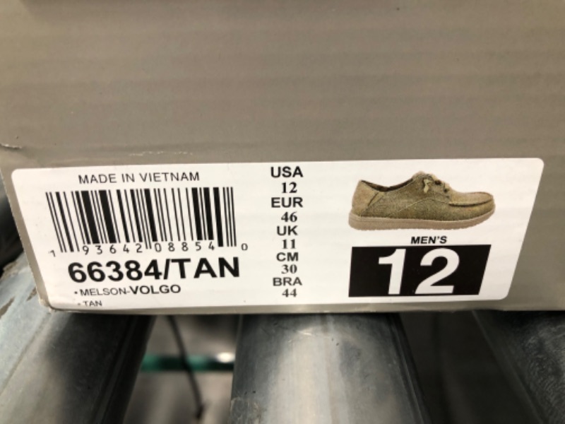 Photo 1 of USED - Skechers Men's volgo Slip on Melson Canvas Slip-On Moccasin Shoe 12 Tan