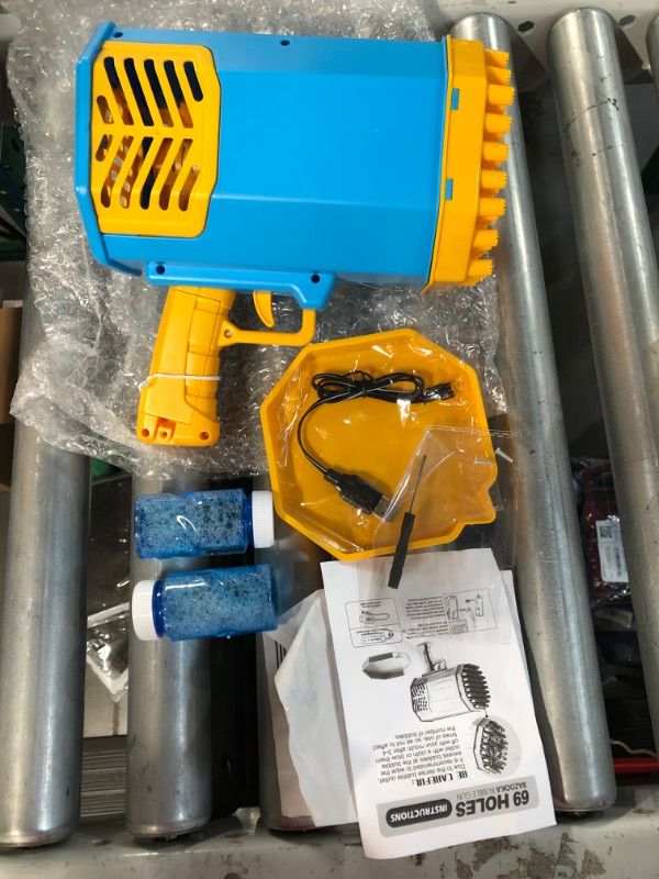 Photo 1 of BBLYANU Bazooka Bubble Gun 69 Holes, 